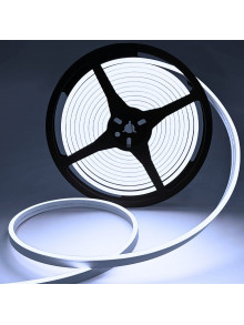 Светодиодный неон PROLUM™ 4x10, IP68, 12V, Series "LT", Белый, PRO