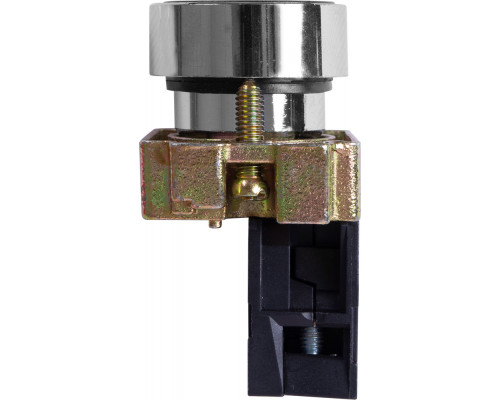 Кнопка без подсветки плоская e.mb.ba3351 черная со стрелкой, без фиксации, 1NO