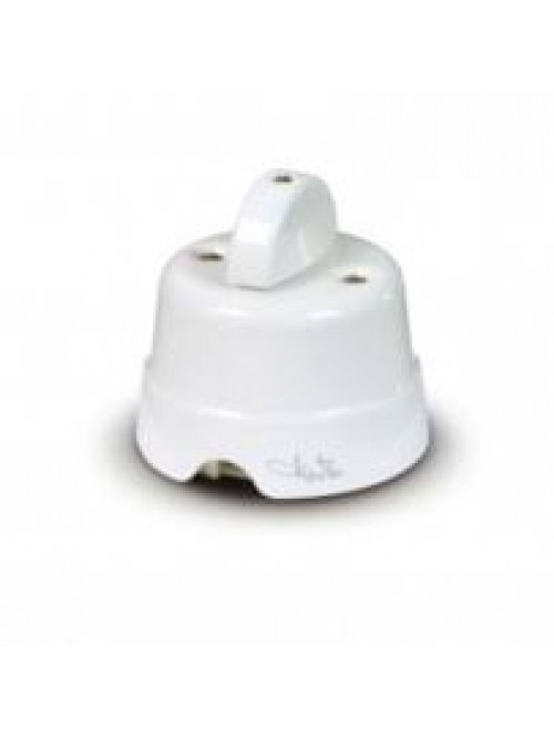 ÎNTRERUPATOR/CAP SACARA CERAMICA ALB 10AX 250V ITALIA