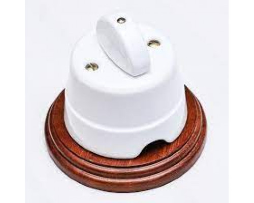 ÎNTRERUPATOR/CAP SACARA CERAMICA ALB 10AX 250V ITALIA