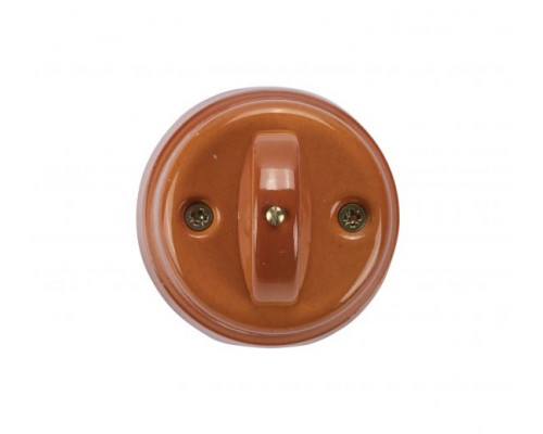 ÎNTRERUPATOR CAP SACARA CERAMICA CAFENIU DESCHIS 10AX 250V ITALIA