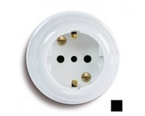 PRIZA SCHUKO CERAMICA ALBA 2P+E 16A RETRO FANTON