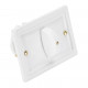 84062GR CAP SCARA CERAMICA GRI PATRAT 113x77mm 10AX 250V FANTON ITALIA