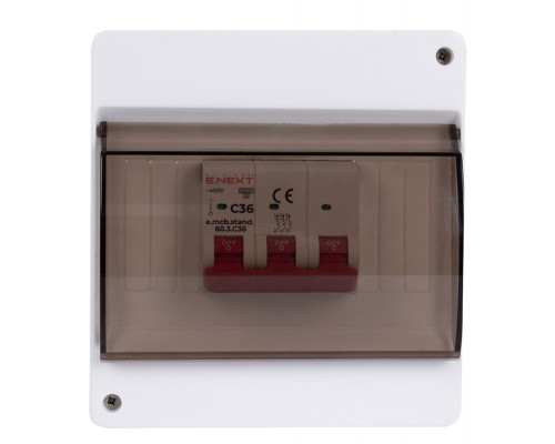 Корпус пластиковый 6-модульный e.plbox.stand.n.06k, навесной