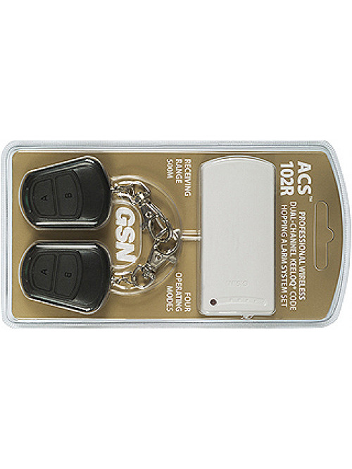ACS 102R Buton de alarma. Set cu 2 telecomenzi si 1 receptor GSN