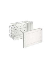 Universal installation housing with mineral fibreboard, 240 x 142 x 102 mm