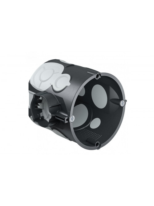 One-gang junction box ECON® 15, air-tight, with device screws, Depth 66 mm