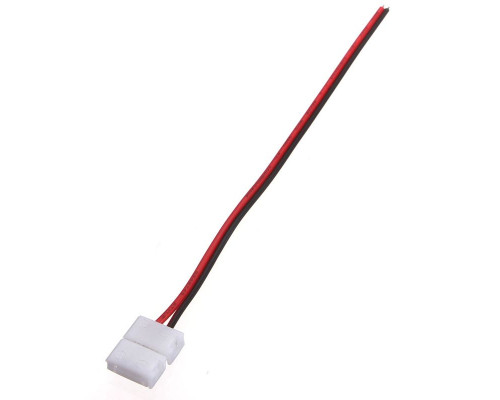 Соединительный кабель + 1 зажим для светодиодной ленты 2835\3528, 8мм