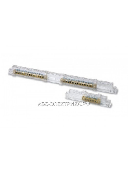 ABB Шина N ( Pe ) 63А отверстия 4х16+23х10