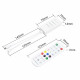 Контроллер PROLUM SPI; RGB; Wi-Fi; TUYA; 24 кнопки; 3PIN; Series: HomeLink
