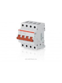 ABB SD204 Рубильник 4P 63A рычаг крас.