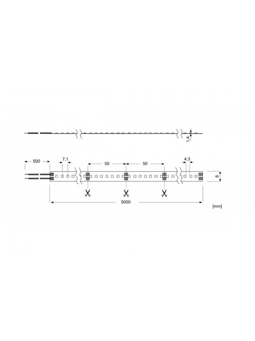 LED Star Strip 1700, LED STRIP 1700 S 865/24V IND