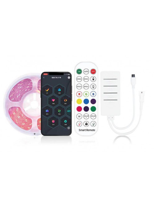 Контроллер PROLUM SPI; RGB; Wi-Fi; TUYA; 24 кнопки; 3PIN; Series: HomeLink