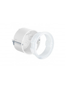 One-gang box CEE with sealing ring, Depth 50 mm, halogen-free