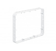 Extension pieces for extra-large flush-mounted junction boxes