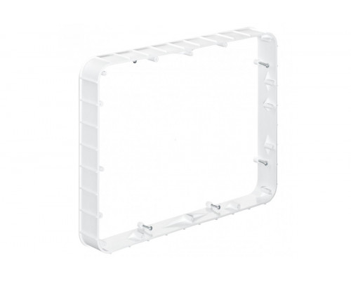 Extension pieces for extra-large flush-mounted junction boxes