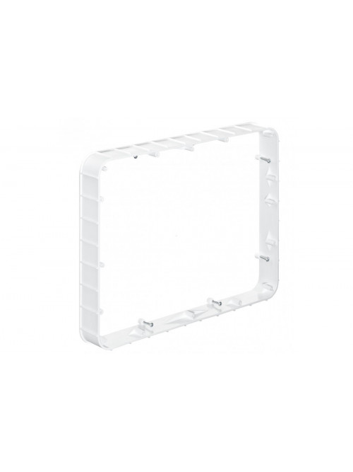 Extension pieces for extra-large flush-mounted junction boxes