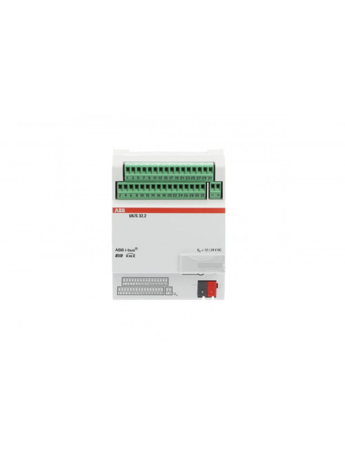 Busch-Jaeger – UK/S 32.2 UK/S32.2 Universal I/O Concentrator, 32-fold, MDRC