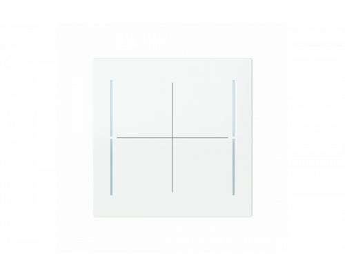 Busch-Jaeger – LFW/A.4.70.11-44G Cover plate studio white - Busch-art linear