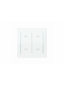 Busch-Jaeger – LFAW/A.2.70.11-44G Cover plate with legend with Symbol "arrows" studio white - Busch-art linear