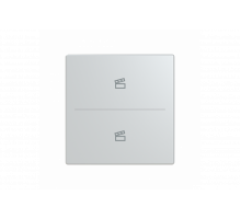 Busch-Jaeger – LFST/A.2.63.11-83 Cover plate with legend with Symbol "scene" aluminium silver - 63x63