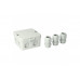 Junction box AK1-IP65, grey, with 3 cable glands M25