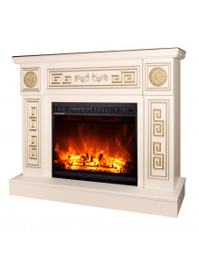 Каминокомплект Latifa & Lorance color, 870x1100x300 мм, 1500W, 3 цвета пламени, 2 мощности обогрева, 5 режимов интенсивности пламени