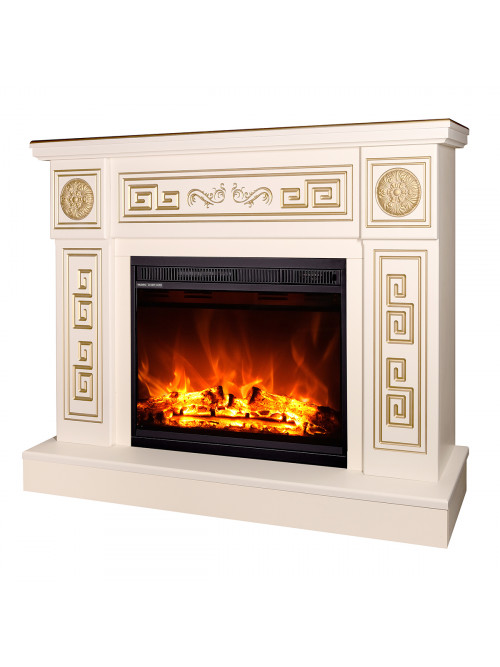 Каминокомплект Latifa & Lorance color, 870x1100x300 мм, 1500W, 3 цвета пламени, 2 мощности обогрева, 5 режимов интенсивности пламени