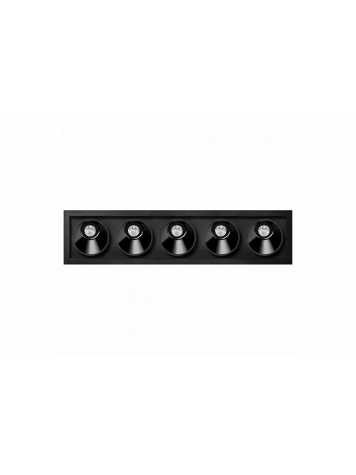 Black Foster Asymmetric Recessed 5