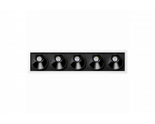 Black Foster Asymmetric Recessed 5