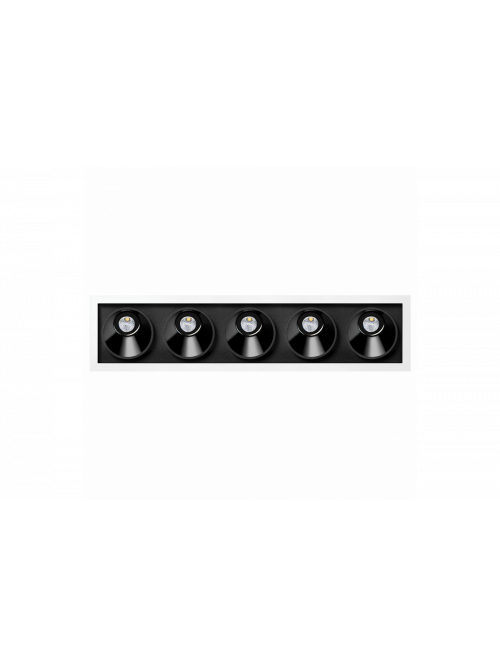 Black Foster Asymmetric Recessed 5