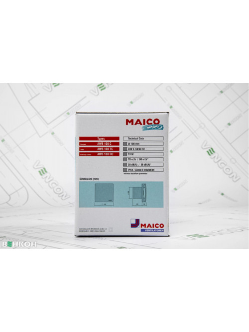 Вытяжной вентилятор Maico AWB 100 C
