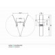 Element prindere profil LED Vario 30-06/30-07 placa gips-carton set 2 buc