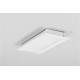 profil LED FLAT8 H/UX 1000 biały mal. /op