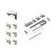 профиль LED CORNER10 BC/UX 3000 белый крашеный/ в упаковке