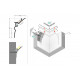 profil LED SMOOTH12 BC/Q9 1000 alu.sur.