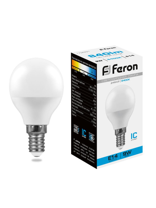 FN LB-550,9W, E14,6400K