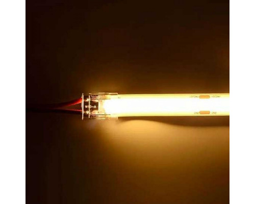 Коннектор PROLUM™ для LED ленты 8ММ (провод + зажим)