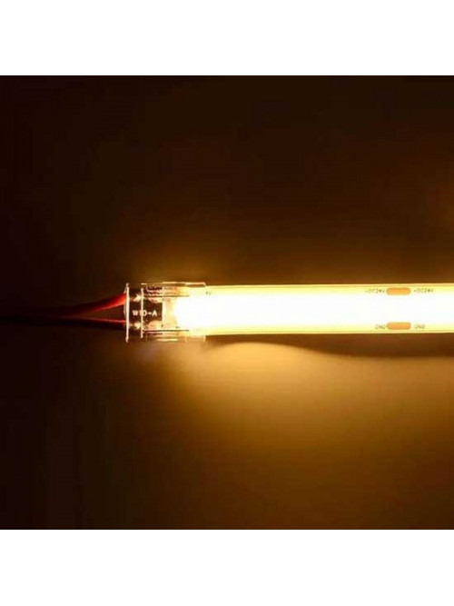 Коннектор PROLUM™ для LED ленты 8ММ (провод + зажим)