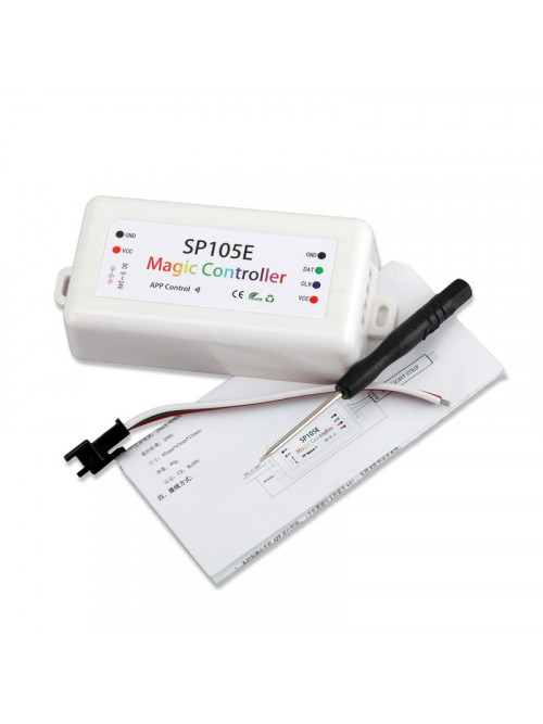 Контроллер PROLUM SPI; RGB; Bluetooth; 4PIN; Max:2048px