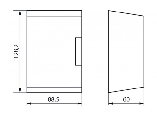 Wall mounting kit 70 mm