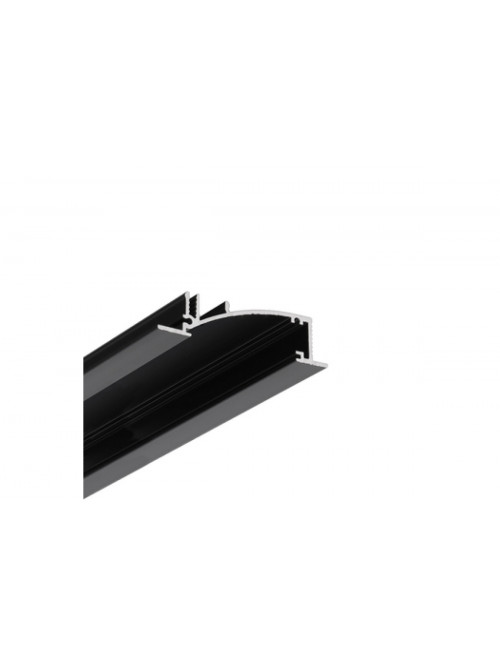 profil LED FLAT8 H/UX 4050 czarny anod. /op