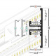 Profil LED aparent BACK 10, alb, lungime 2m