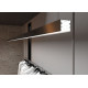 Profil LED aparent PHIL53 C10, negru, lungime 2m