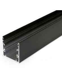 Profil LED aparent PHIL53 C10, negru, lungime 2m