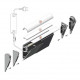 Profil LED aparent WALLE 12, Aluminiu anodizat, lungime 2m