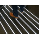 Profil LED de pardoseală FLOOR12, aluminiu anodizat, lungime 2m