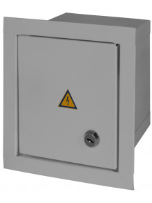 Шкаф e.mbox.stand.w.06.z метал. (165х150х100) встраиваемый, с замком