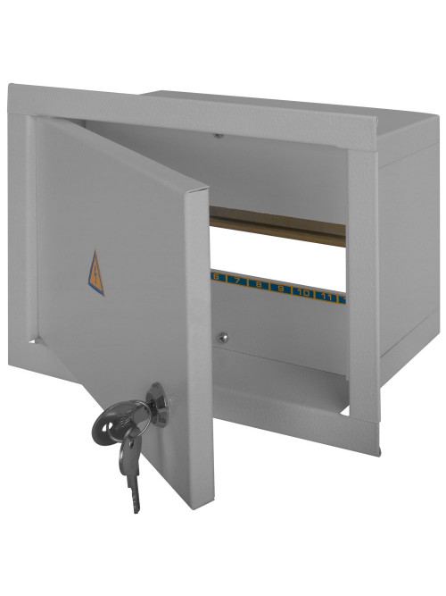 Шкаф e.mbox.stand.w.12.z метал. (165х260х100) встраиваемый, с замком