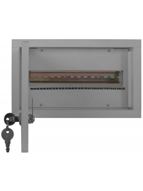 Шкаф e.mbox.stand.w.15.z метал. (165х303х100),встраиваемый, с замком